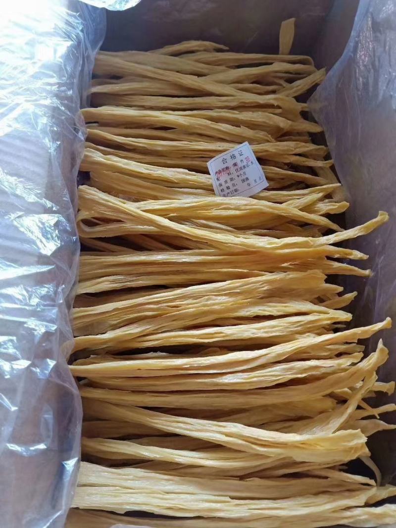 〈热销〉河南手工无盐腐竹箱装散，袋装400克500克订制