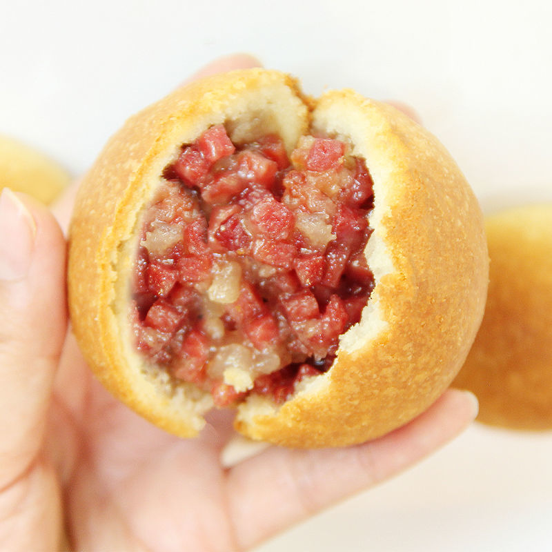 云腿月饼云南特产宣威火腿月饼蛋黄小饼散装多口味中秋送礼礼
