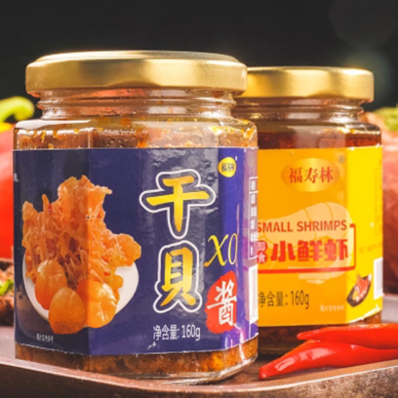 精品罐装xo干贝酱小鲜虾酱160g工厂全国物流发货