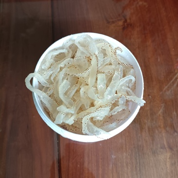 北部湾产脆爽珊瑚海蜇丝（3斤，盐渍珊瑚丝，18元）