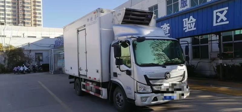 二手宽体肉钩冷藏车，20年1月，4.2冷藏车，