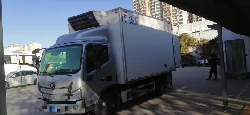 二手宽体肉钩冷藏车，20年1月，4.2冷藏车，