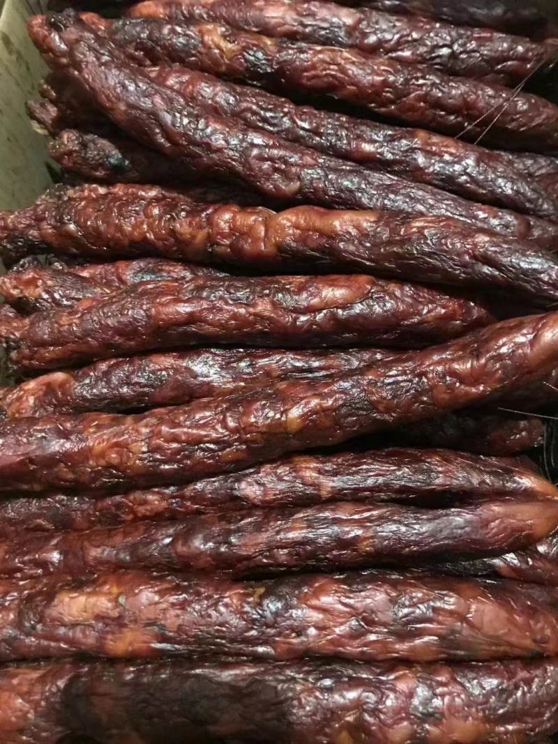 柴火烟熏纯肉麻辣香肠（展会、平台、摆摊、饭店，量大从优！