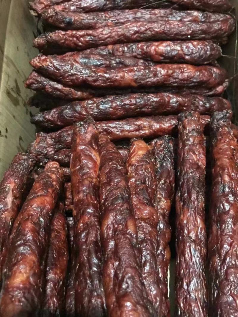 柴火烟熏纯肉麻辣香肠（展会、平台、摆摊、饭店，量大从优！