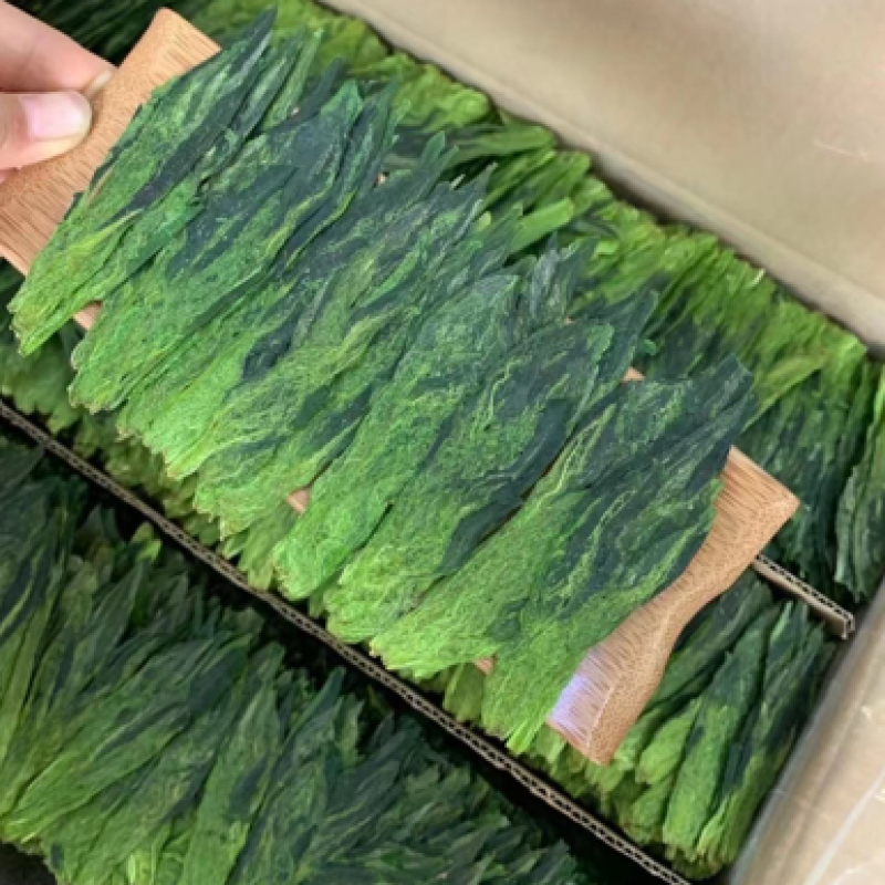 猴魁绿茶新茶木箱装500克
