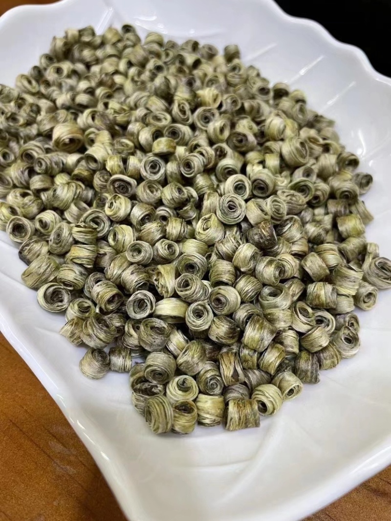 茉莉花茉莉女儿环龙珠飘雪浓香型玉环茶500克