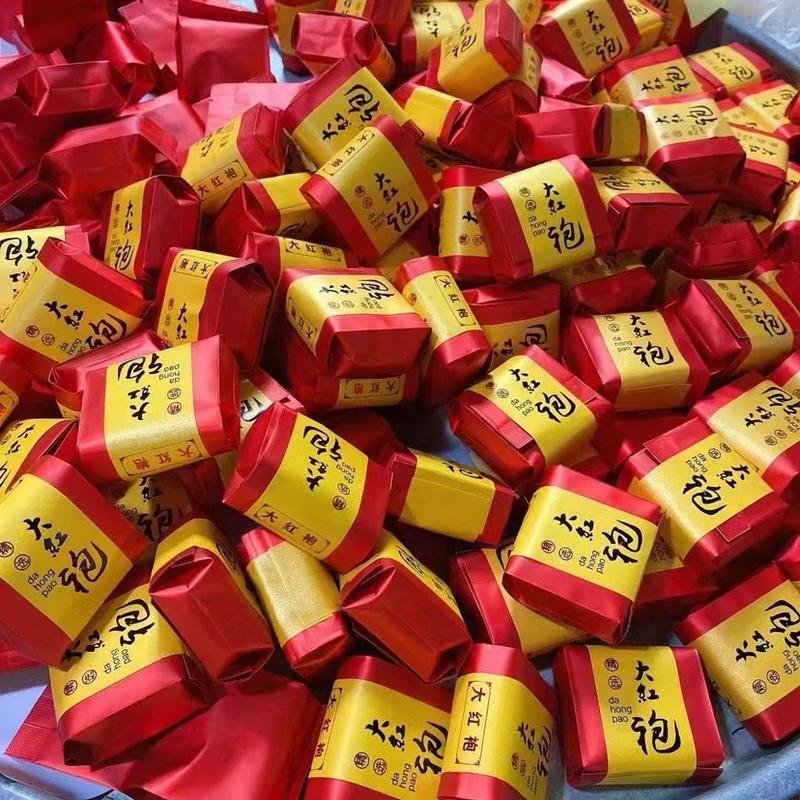 大红袍茶叶肉桂岩茶浓香型小包装礼盒装250克