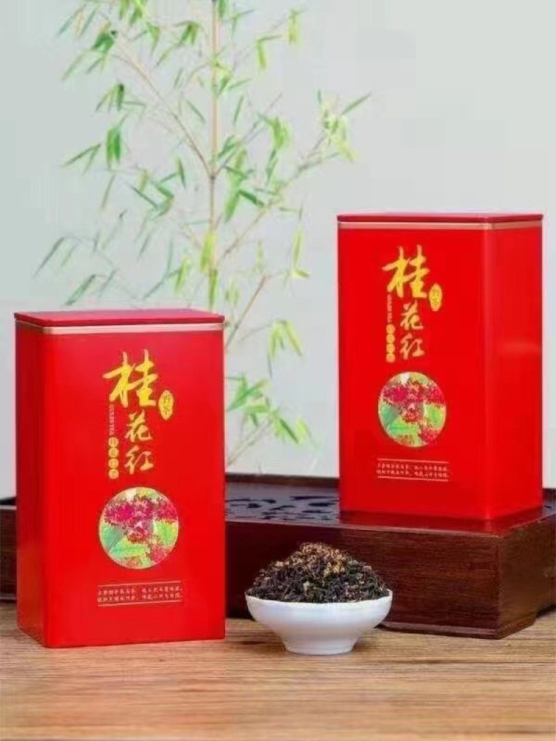 桂花红茶。桂花配合窨制野茶，既不失野茶红茶本身的味道