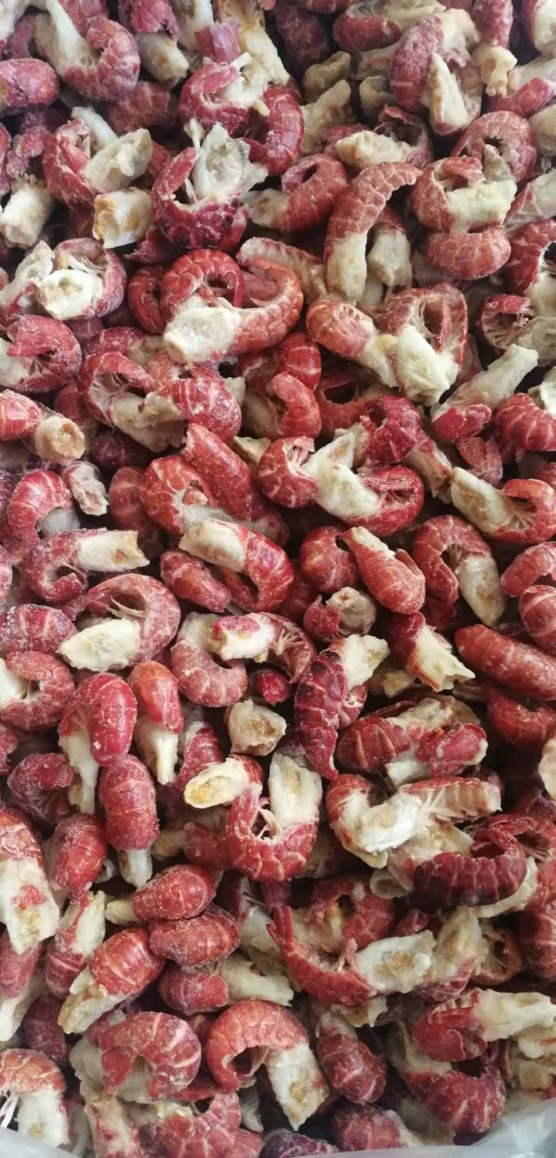 龙虾尾纯干冰一斤95粒左右今年的新货质量很好
