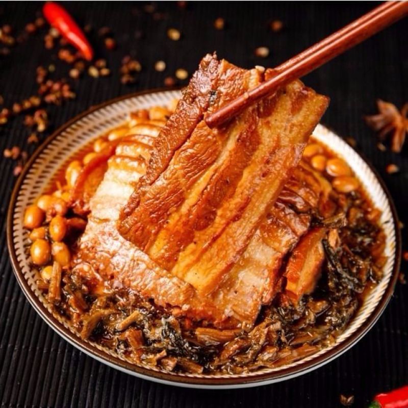 正宗梅菜扣肉500g红烧肉熟食下酒菜即食梅干菜扣肉包邮
