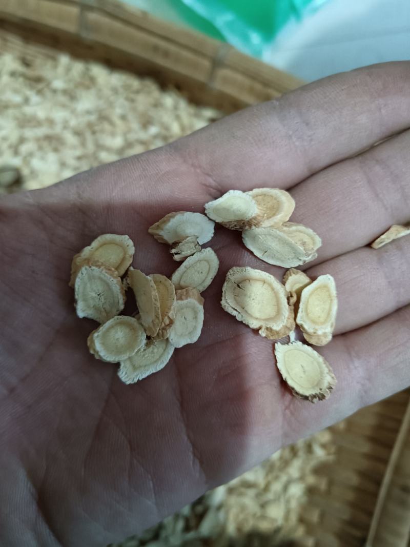 黄芪黄芪斜片颜色正刀工好正宗地产药材