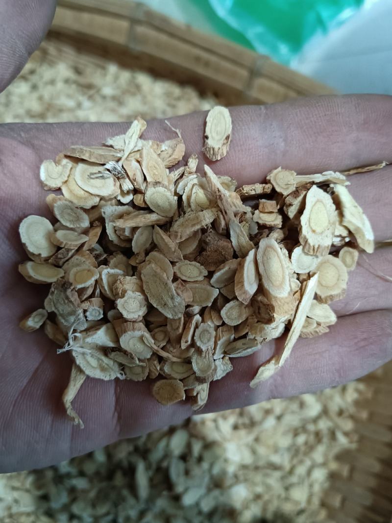 黄芪黄芪斜片颜色正刀工好正宗地产药材