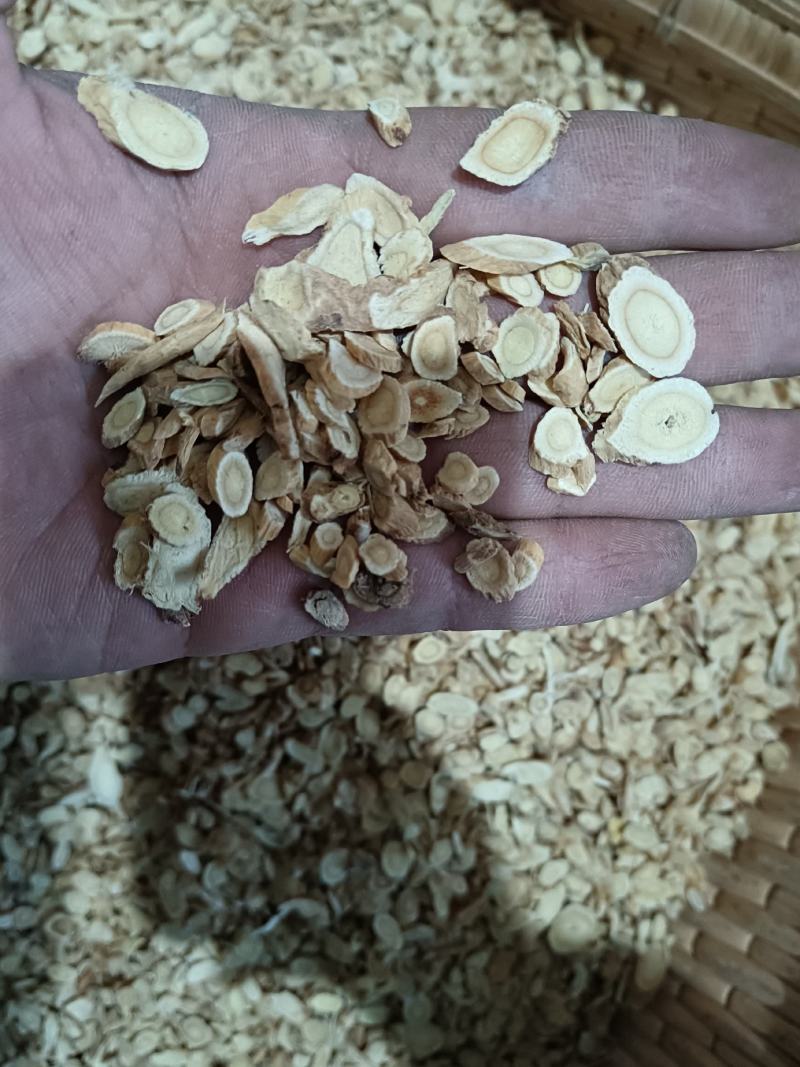 黄芪黄芪斜片颜色正刀工好正宗地产药材