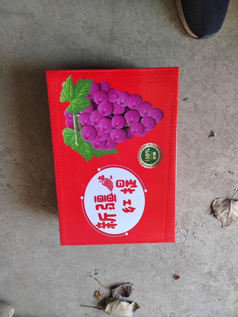 新疆红提礼品盒果粉漂亮串型完美口感超级甜