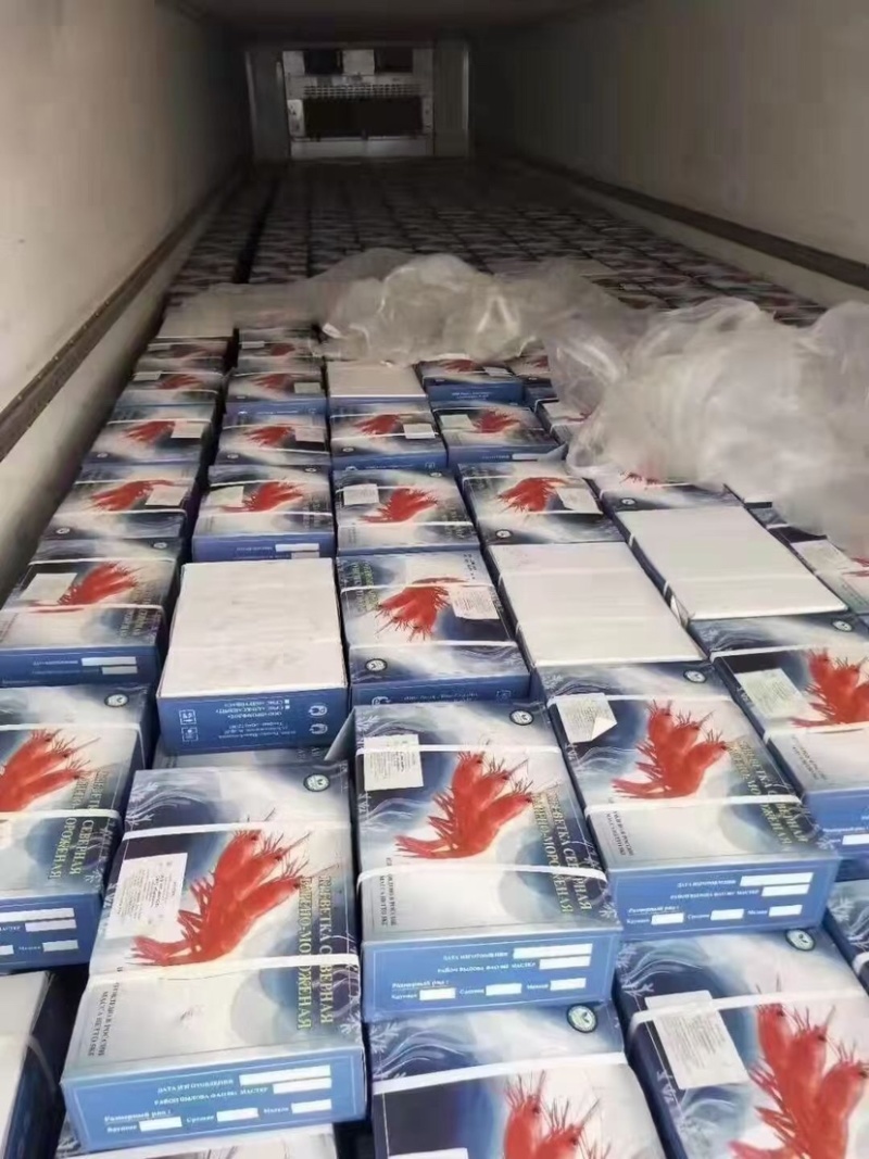 北极虾甜虾俄罗斯北极虾40-60规格十公斤起发