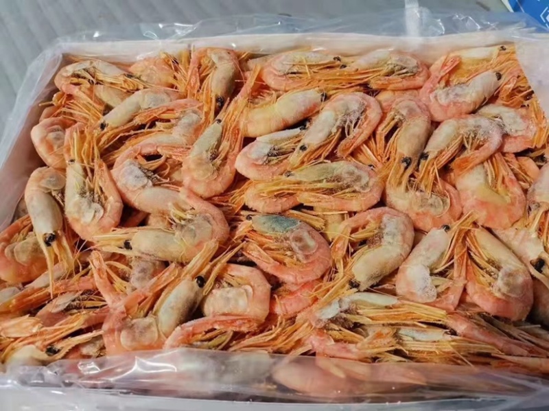 北极虾甜虾俄罗斯北极虾40-60规格十公斤起发