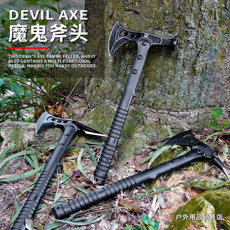 魔鬼斧子战术斧头开山斧野营斧救生斧消防斧手斧防身突击斧营