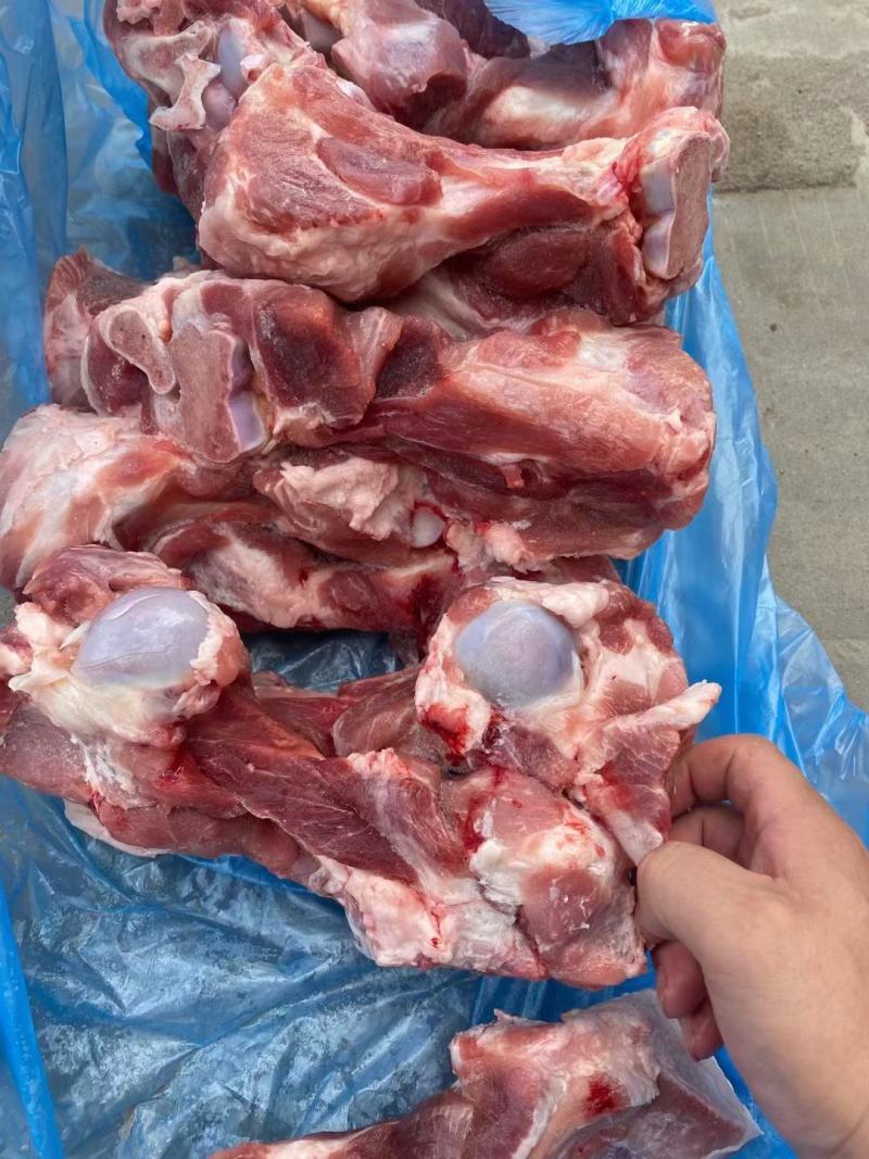 前腿骨，可以吃肉，喝骨髓的骨头，整根半截都有…支持加工定