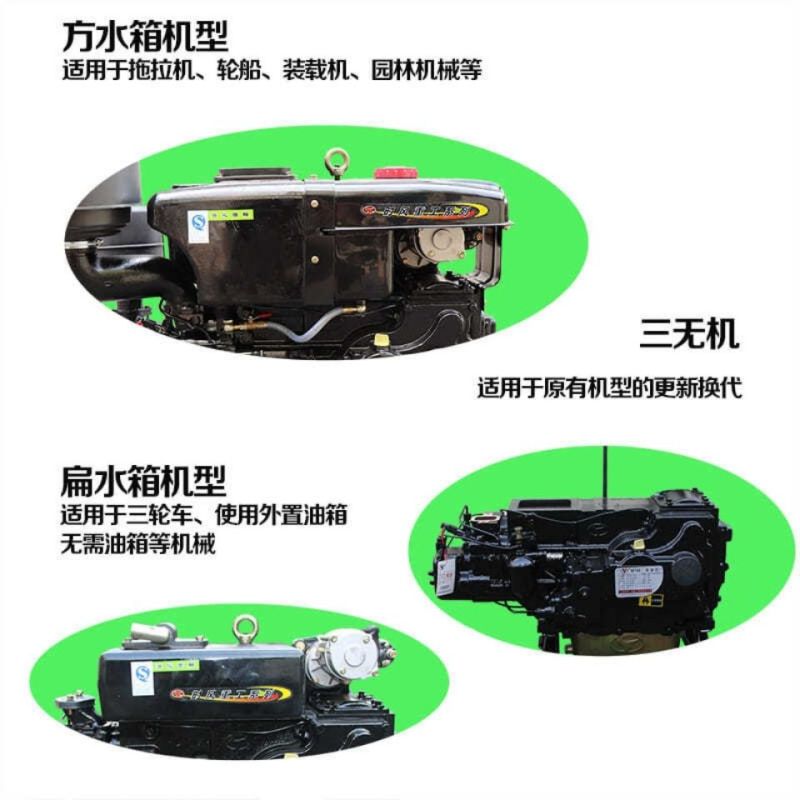 时风柴油机发动机各种型号扁电方壳循环水