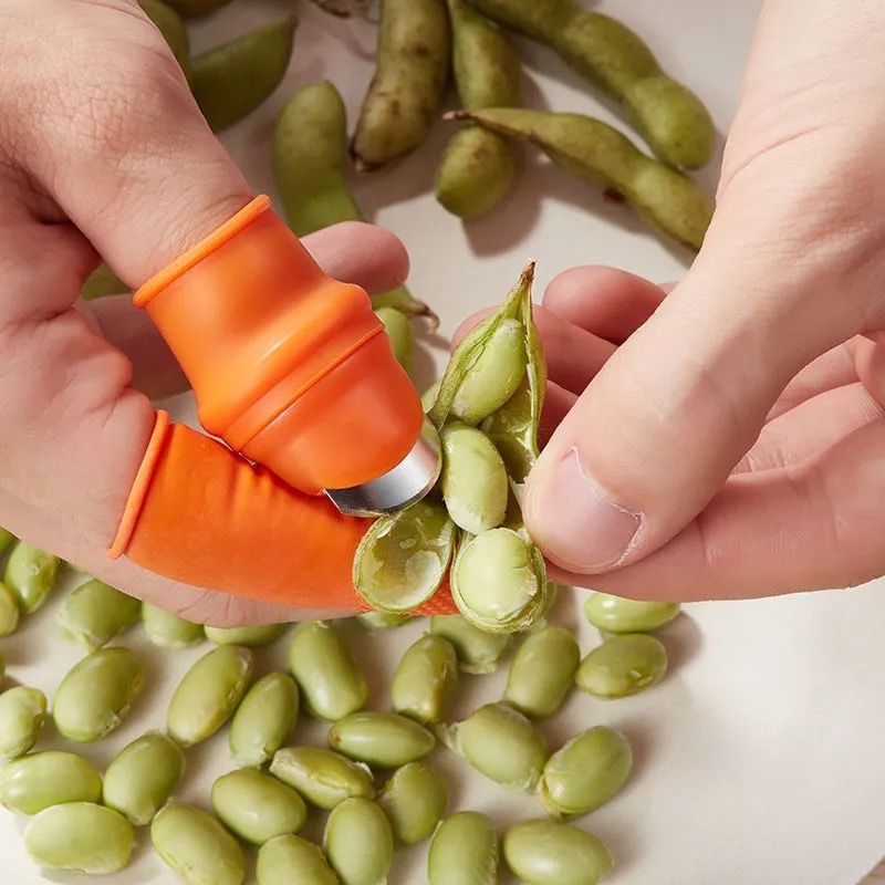 摘菜神器拇指刀多功能指甲套摘果护指甲掐菜剥蒜剥壳农用摘花