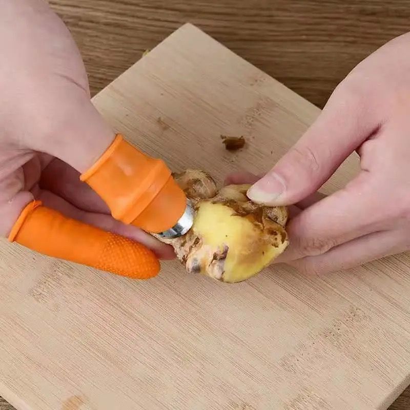 摘菜神器拇指刀多功能指甲套摘果护指甲掐菜剥蒜剥壳农用摘花