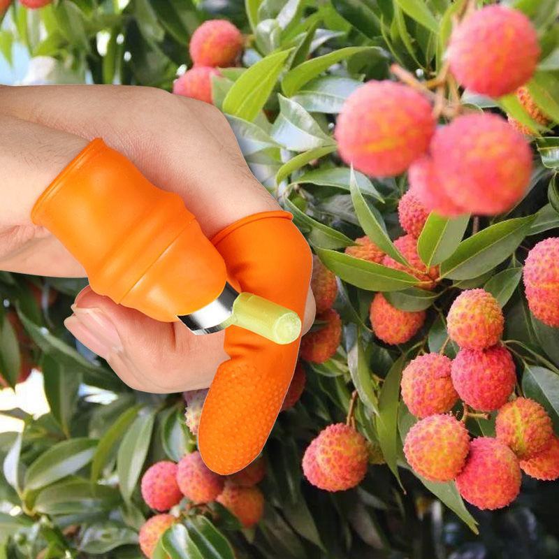 摘菜神器拇指刀多功能指甲套摘果护指甲掐菜剥蒜剥壳农用摘花