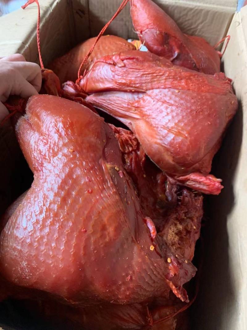 烟熏大鸡腿鸭边腿地摊年货热销产品量大从优