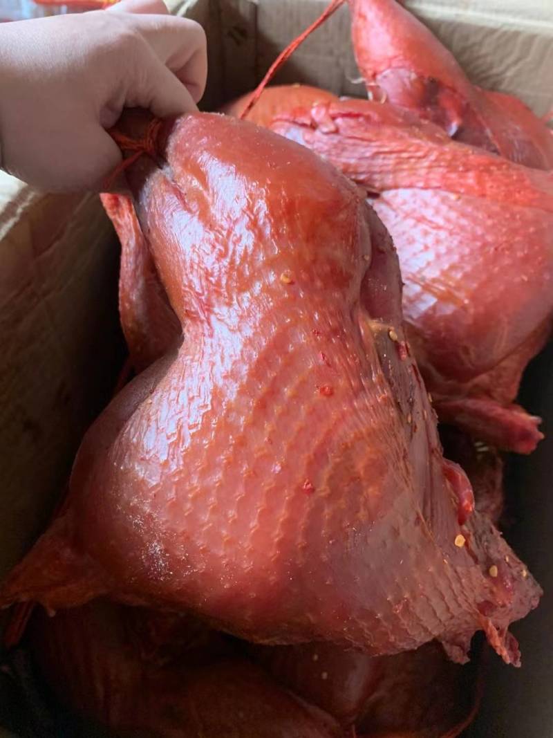 烟熏大鸡腿鸭边腿地摊年货热销产品量大从优