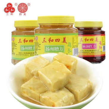 包邮【三和四美】扬州特产糟方豆腐乳500克调味料腐乳