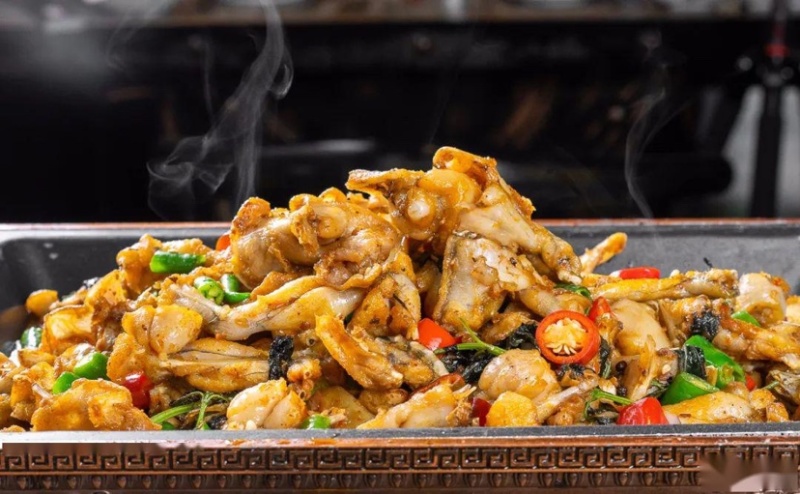 牛蛙肉鲜活现杀净牛蛙