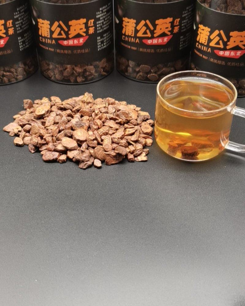 蒲公英发酵红茶，蒲公英根茶，发酵茶，蒲公英茶，产区直发