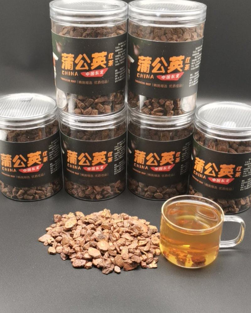 蒲公英发酵红茶，蒲公英根茶，发酵茶，蒲公英茶，产区直发