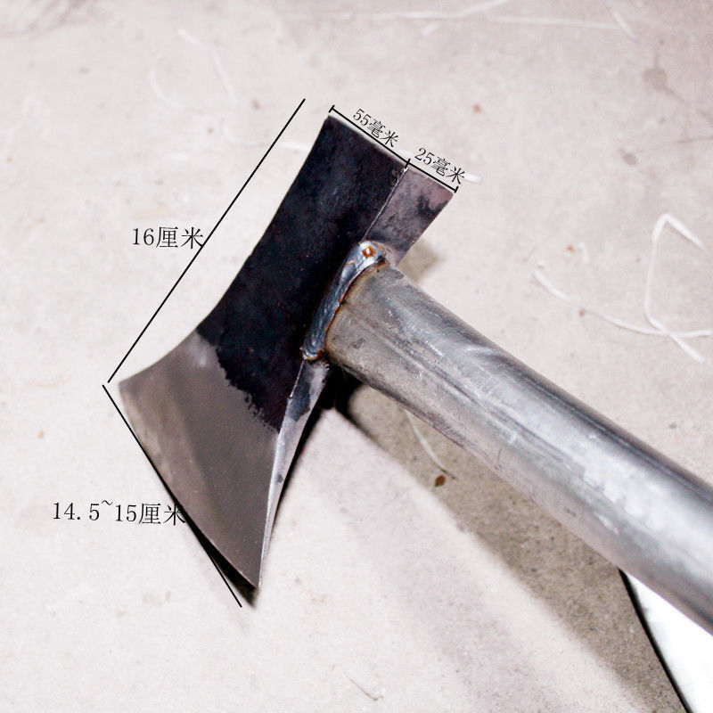大斧头劈柴大号全钢砍树手工锻打斧子加长柄铁柄采伐斧头砍柴