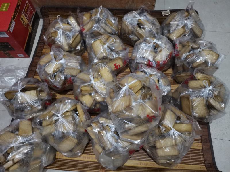 手工灰培豆腐干