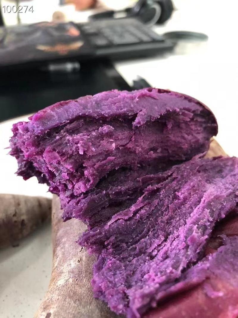 精品山东新鲜紫薯紫罗兰粗粮圆叶紫心板栗5斤正宗