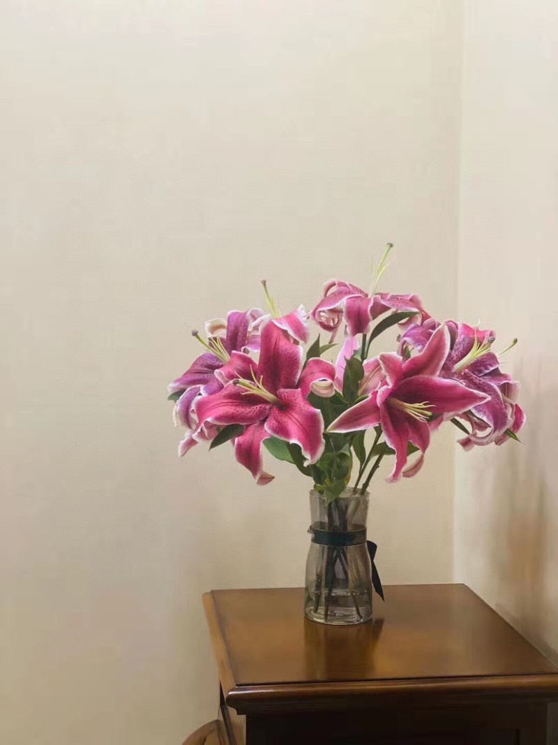 包邮10支各色香水百合鲜切花水养鲜花百合批发一件代发