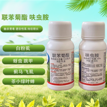 联苯菊酯呋虫胺白粉虱杀虫剂茶小绿叶蝉蓟马蔬菜瓜果花卉