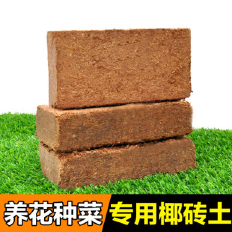 椰砖营养土脱盐种植椰壳通用型养花阳台种菜土壤大块耶砖椰糠
