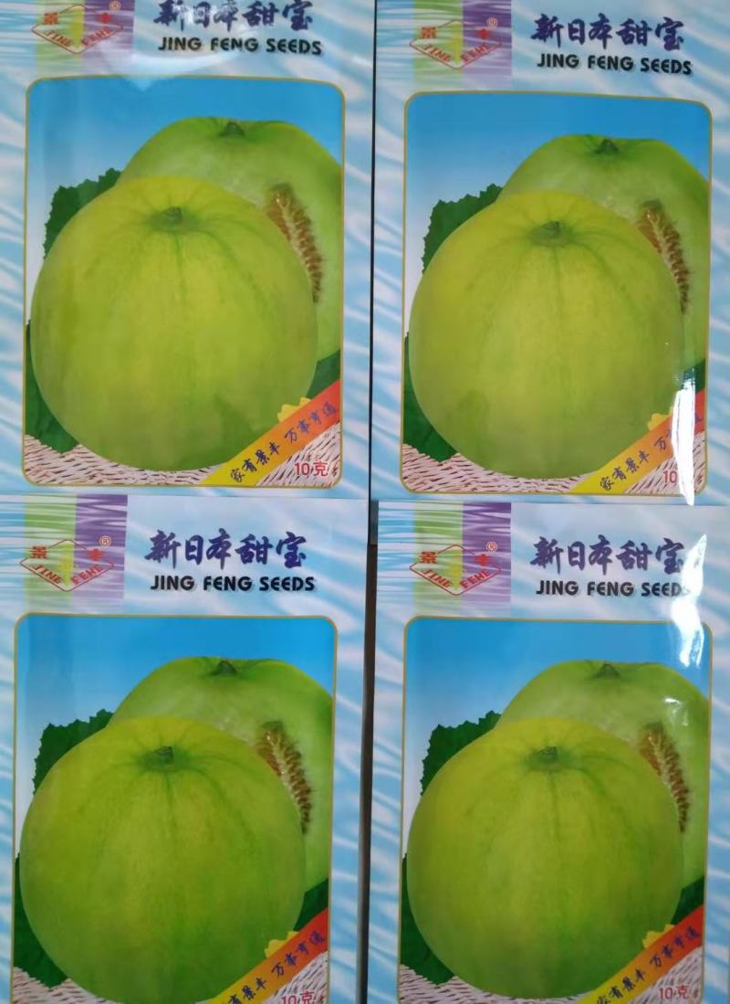 新日本甜宝甜瓜种子新品种，甜瓜种子（1包1000粒）