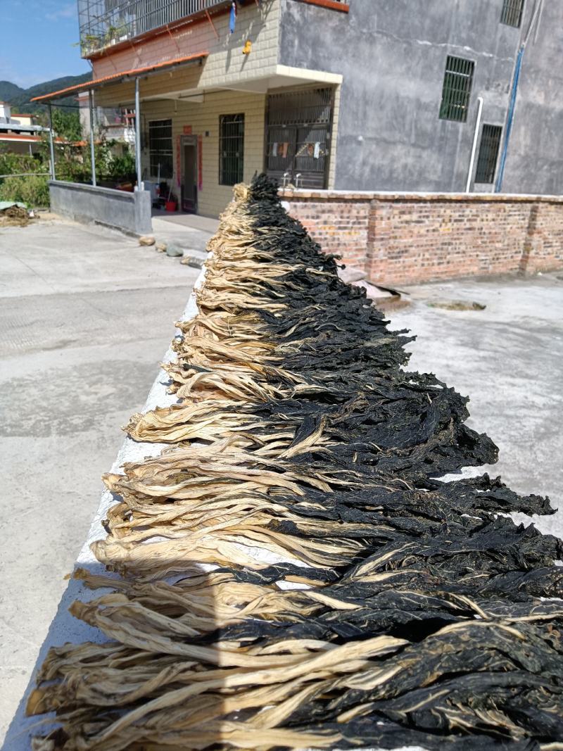粤北山区韶关白菜干菜味浓正宗农村一家一户收的乡下矮白菜干