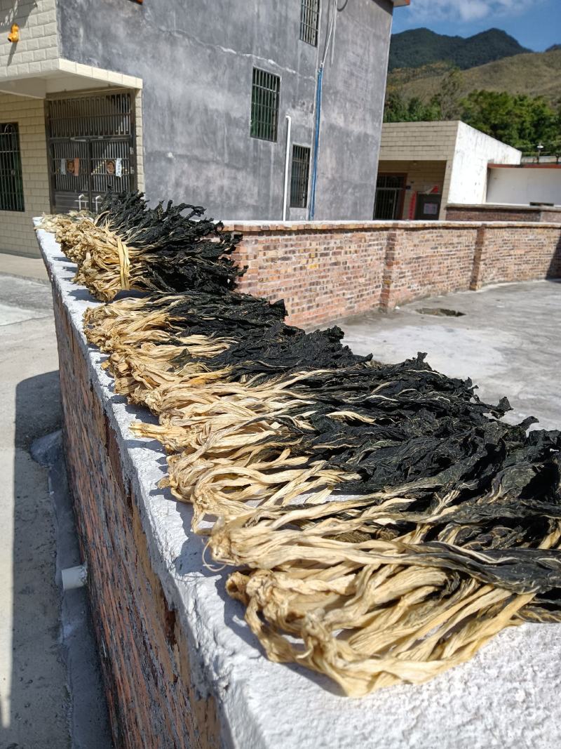 粤北山区韶关白菜干菜味浓正宗农村一家一户收的乡下矮白菜干