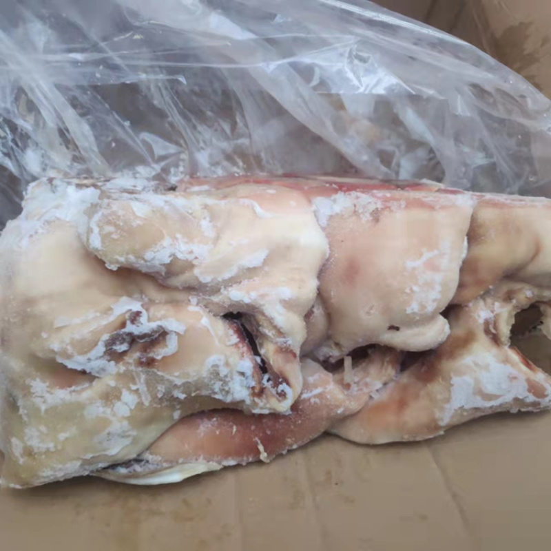 冷冻羊头肉去骨羊脸肉羊头皮花头肉商用羊杂食材20斤一件