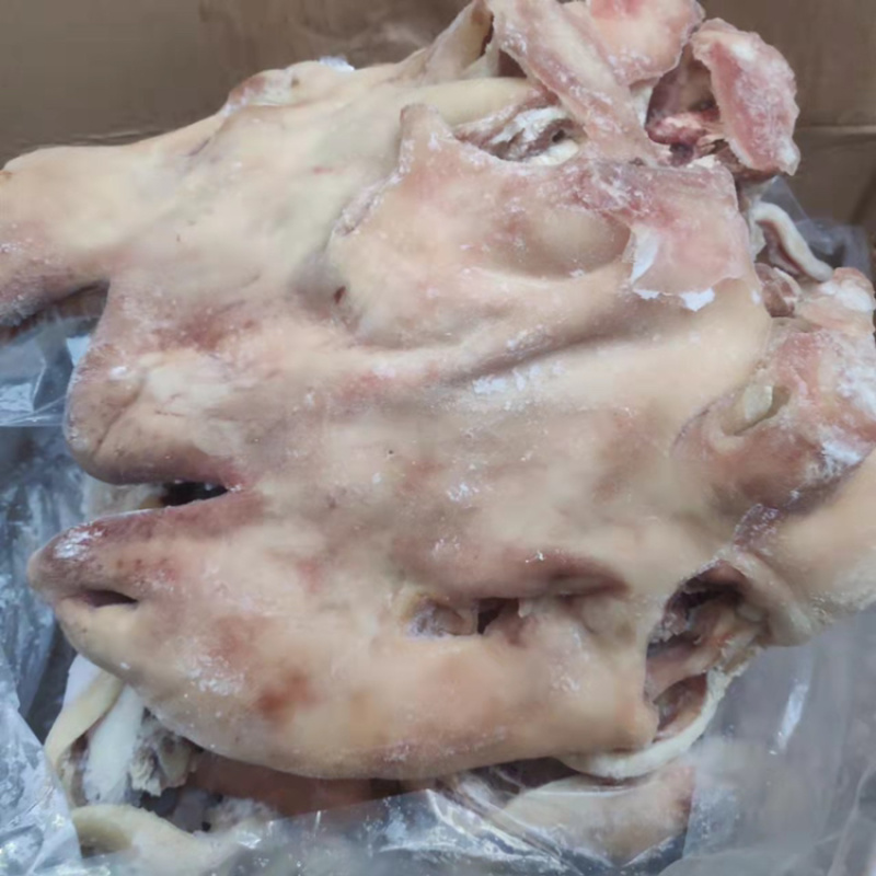 冷冻羊头肉去骨羊脸肉羊头皮花头肉商用羊杂食材20斤一件