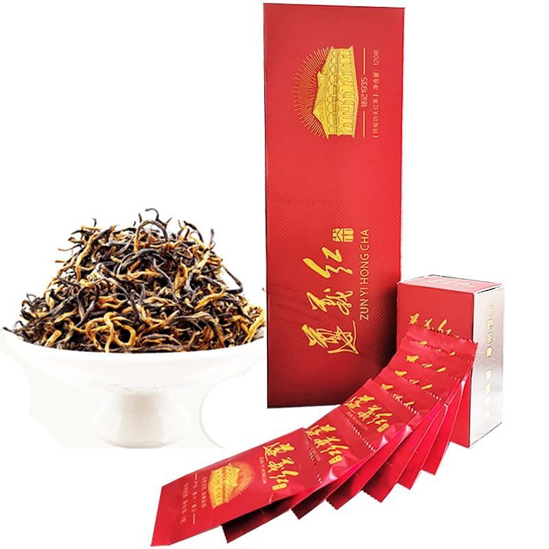 遵义红茶礼盒装特级浓香型茶叶小袋茶功夫红茶新茶