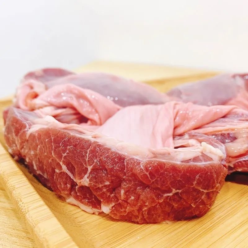 连肝肉护心肉批发20斤整箱商用新鲜冷冻罗根肉连心隔膜肉1