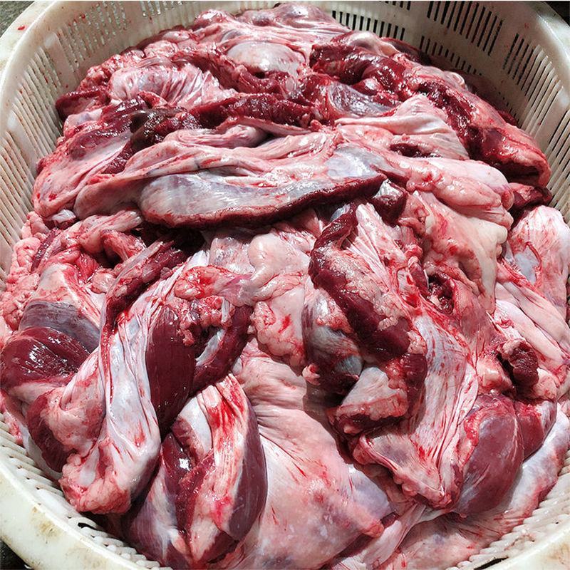 连肝肉护心肉批发20斤整箱商用新鲜冷冻罗根肉连心隔膜肉1