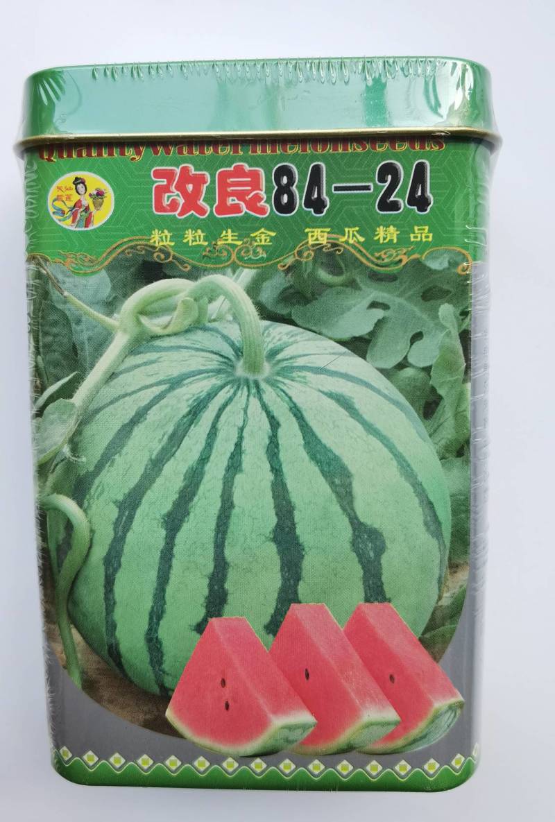 【特惠】精品8424西瓜种子早熟薄皮耐裂红瓤麒麟新疆