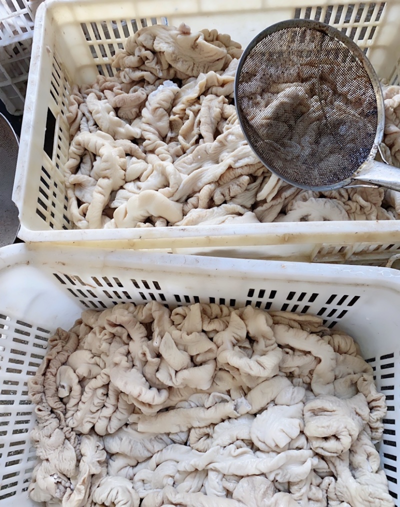 肥肠，焯水的，手可掐断，一包两斤，支持样品