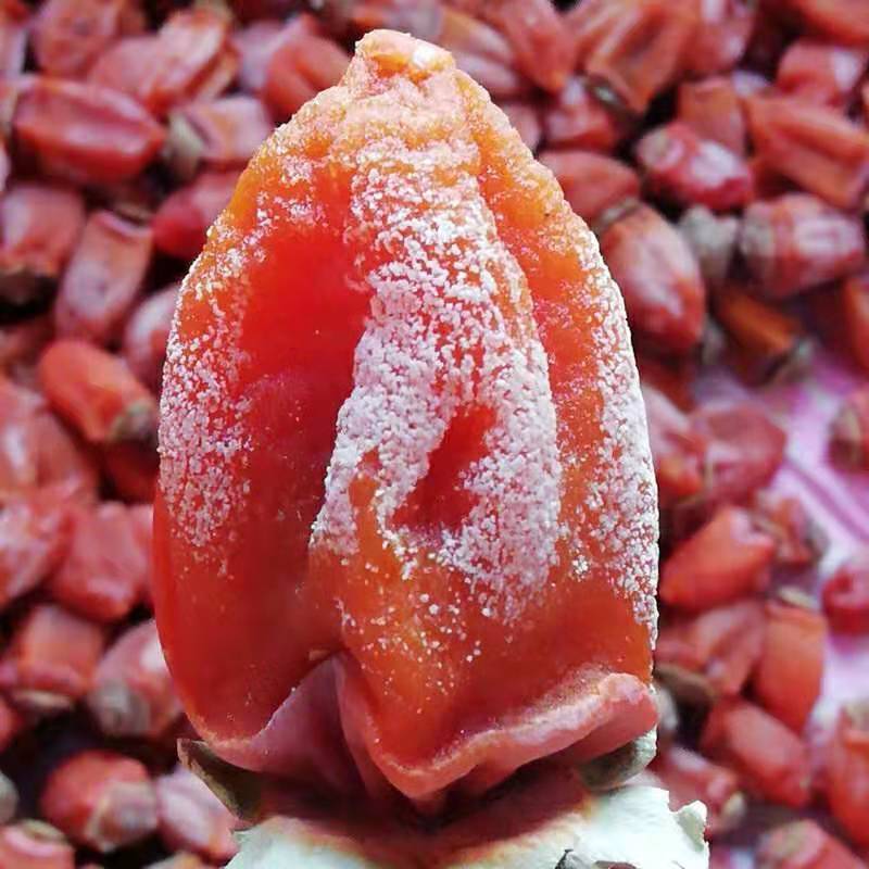 【特价广西手工柿饼】新鲜柿饼圆柿饼柿子饼批发零食吊柿饼