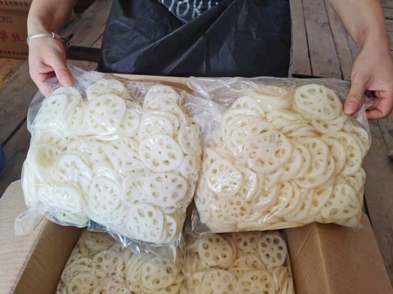 【清水藕】清水莲藕片批发真空包装麻辣串串